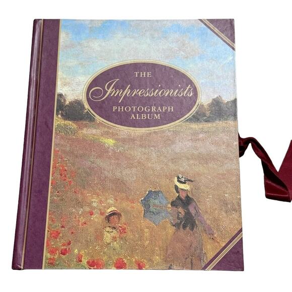 The Impressionists VTG Photograph Album By Burnes Monet Renoir Vincent Van Gogh - Picture 1 of 7